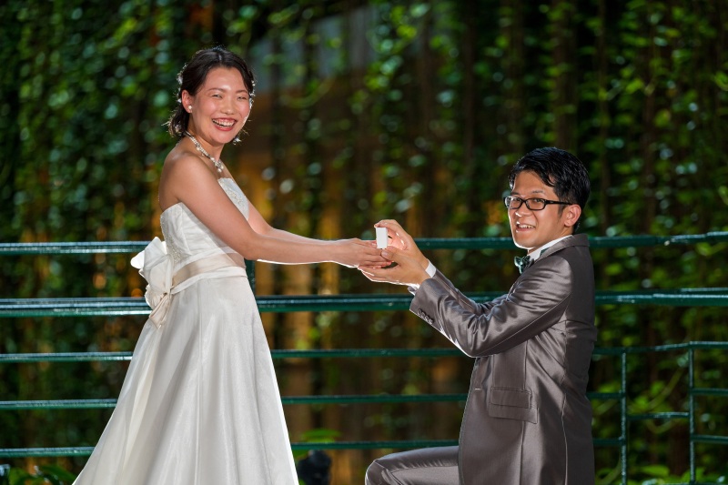 笑顔で受け取って