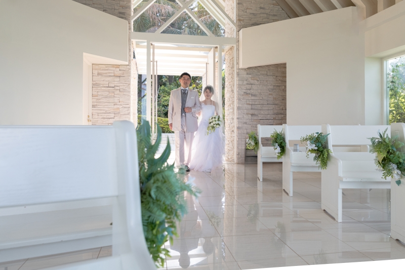 結婚式のような撮影