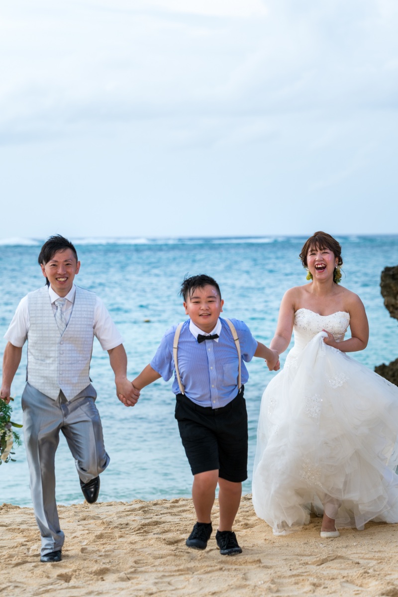 スリーショット