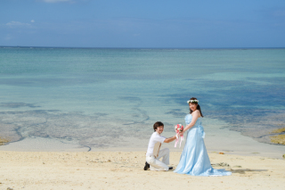 チャペルフォトとドレスチェンジ