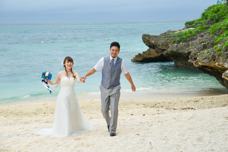 ビーチで元気ショット！