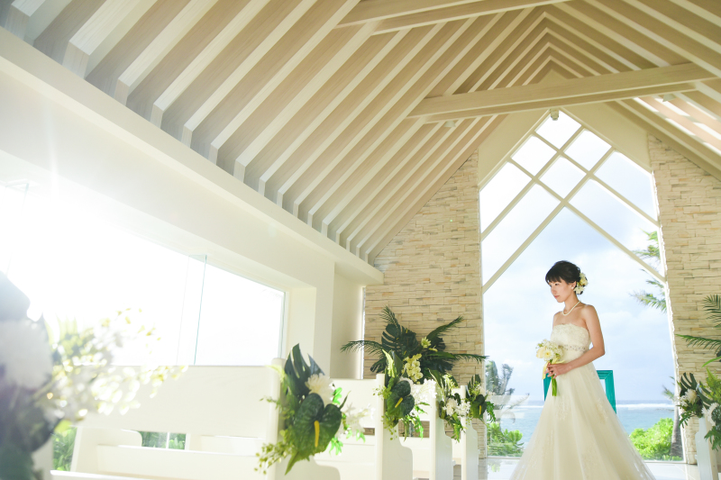 チャペルでの撮影がより嬉しい