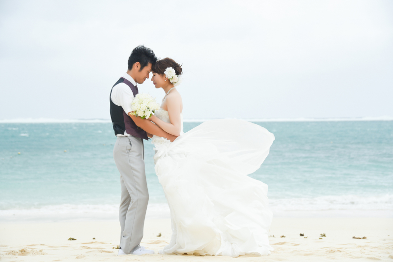 波打ち際のステキな風