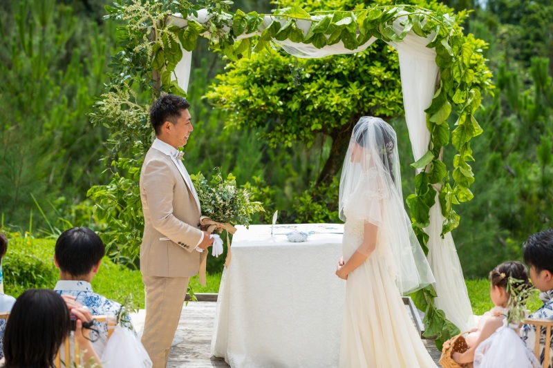 挙式＠「皿の上の自然」