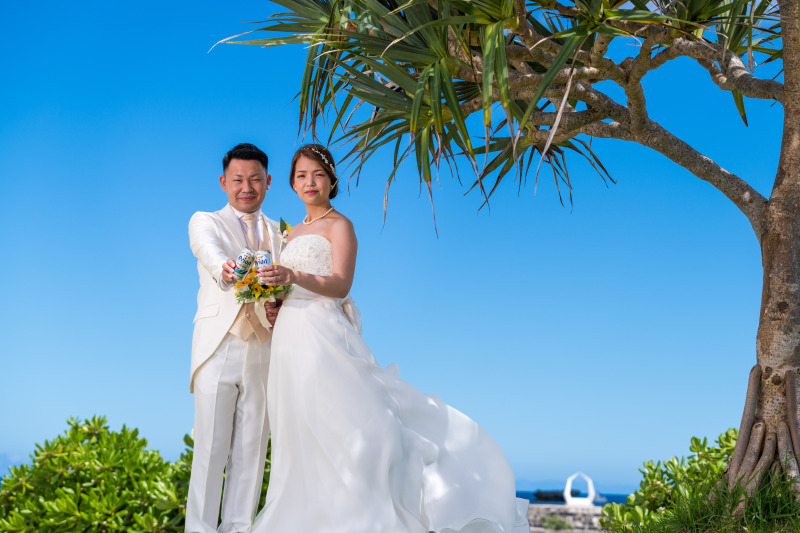 オリオンビールと緑もグッド