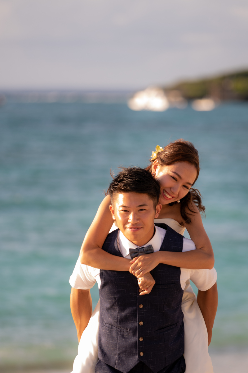 はしゃぐふたり