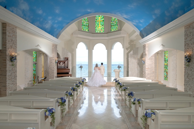 結婚式のような撮影