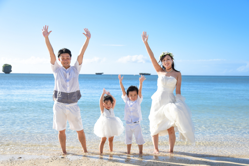 みんなで楽しくビーチフォト！