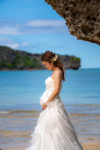 夏のマタニティフォト