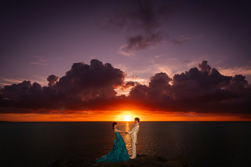 【コーディネーター撮影レポート】ムーンビーチでバリエーション豊富に