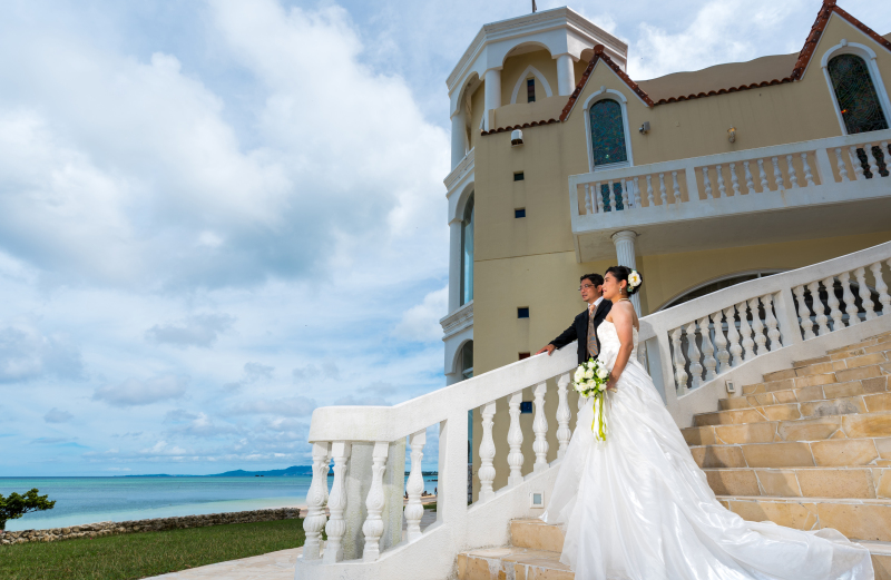 チャペルへ続く階段