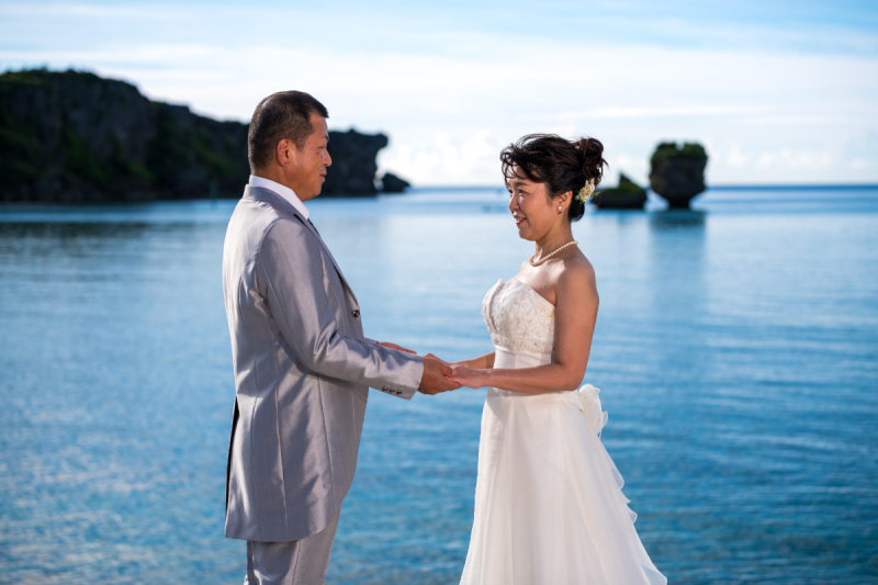 「まるで結婚式のような撮影」