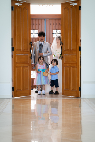 【コーディネーター撮影レポート】家族でチャペルフォト＆ドレスチェンジ