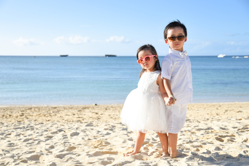 お子様だけでキュートな撮影も