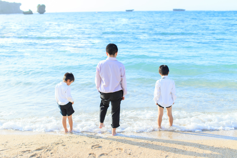 お子様３人