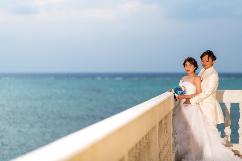 バルコニーから