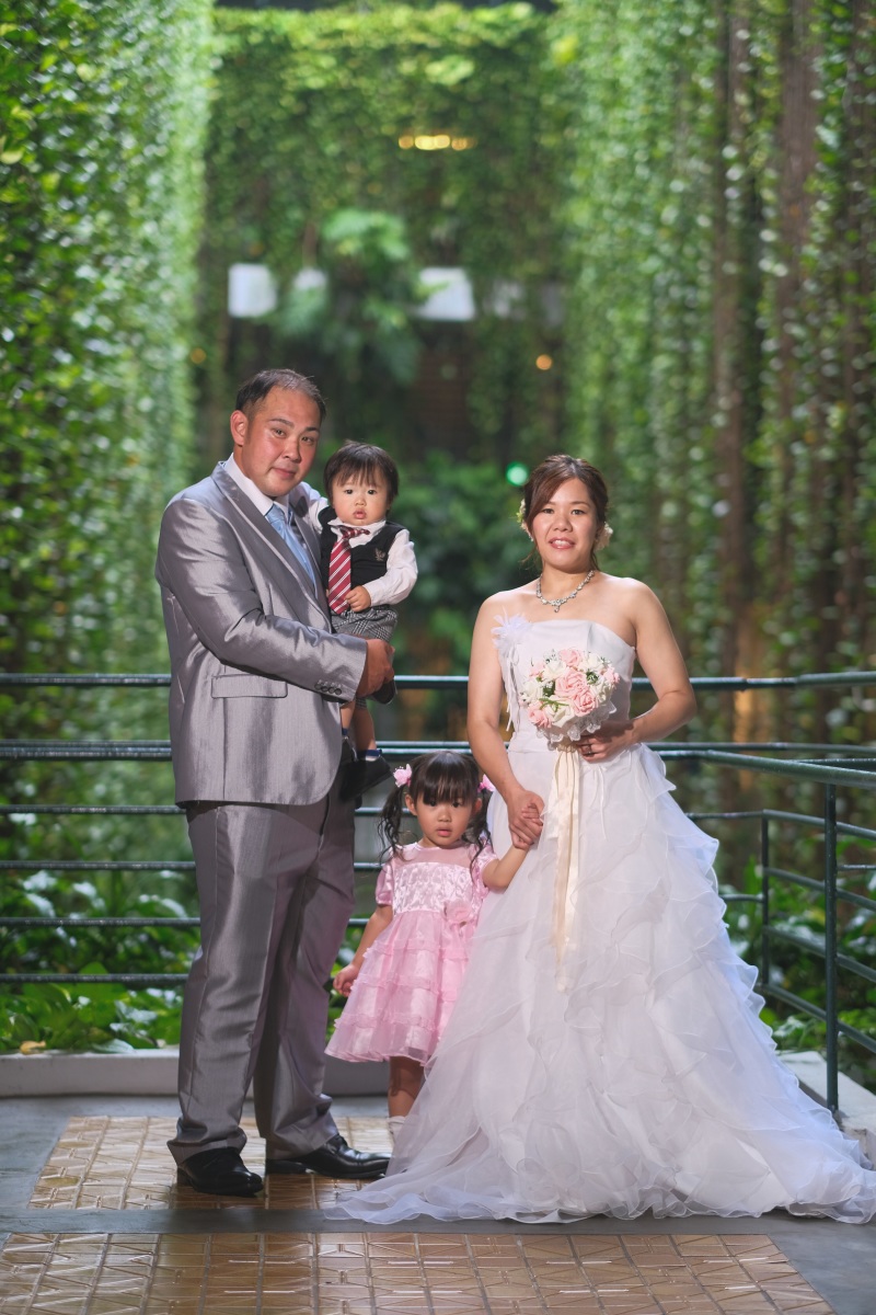 フォーマルな記念撮影