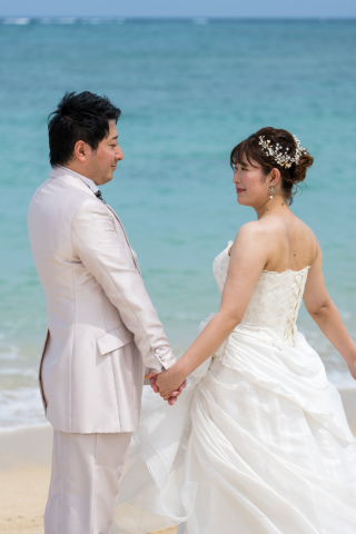 南の島で愛を誓う