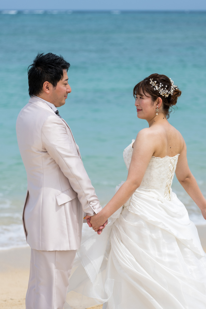 南の島で愛を誓う