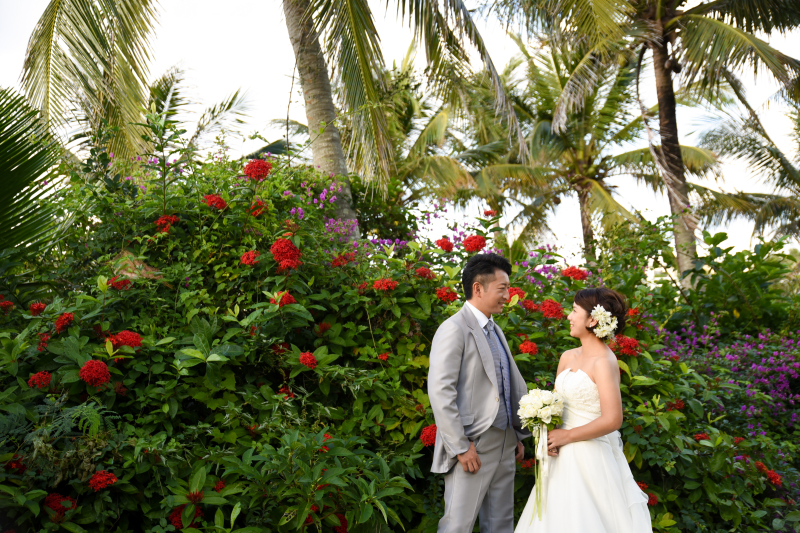 ふたりでガーデンフォト