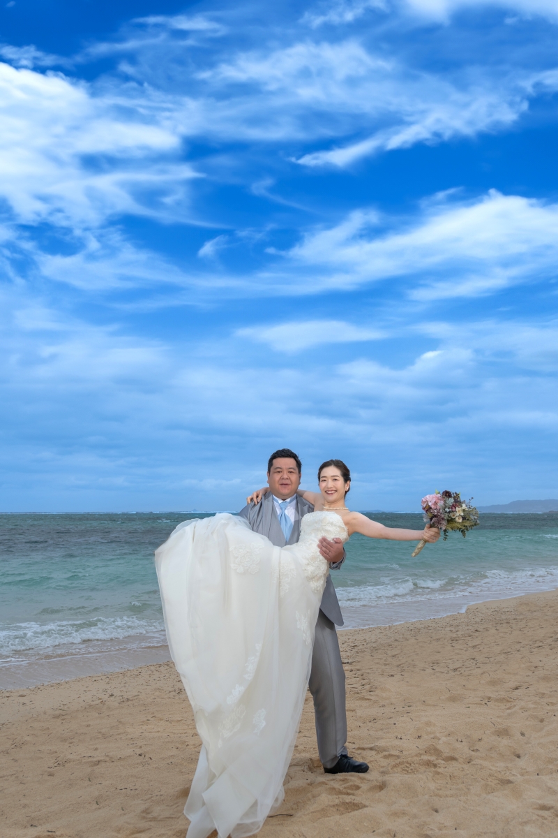 見事なお姫さまだっこ