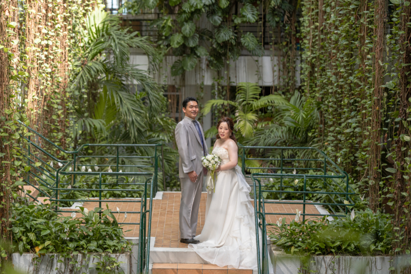 緊張がお二人らしさを出すワンッ