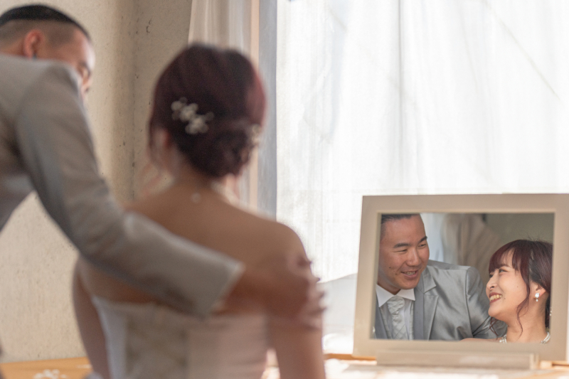 お支度シーン撮影