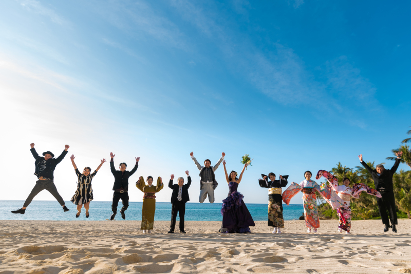 家族でビーチフォト2