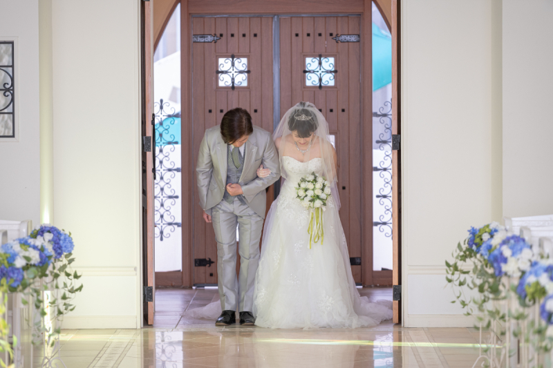 挙式シーンは本当に挙式をしているようだワンッ