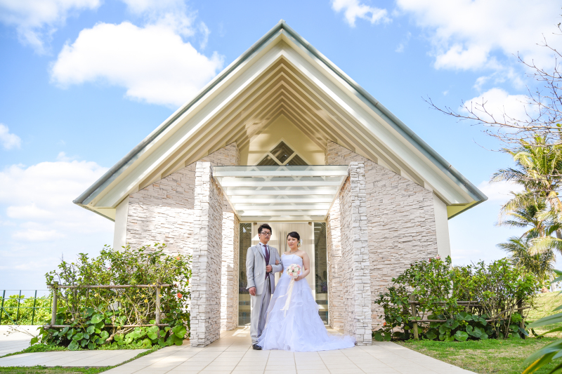 バレンタインのチャペルフォト