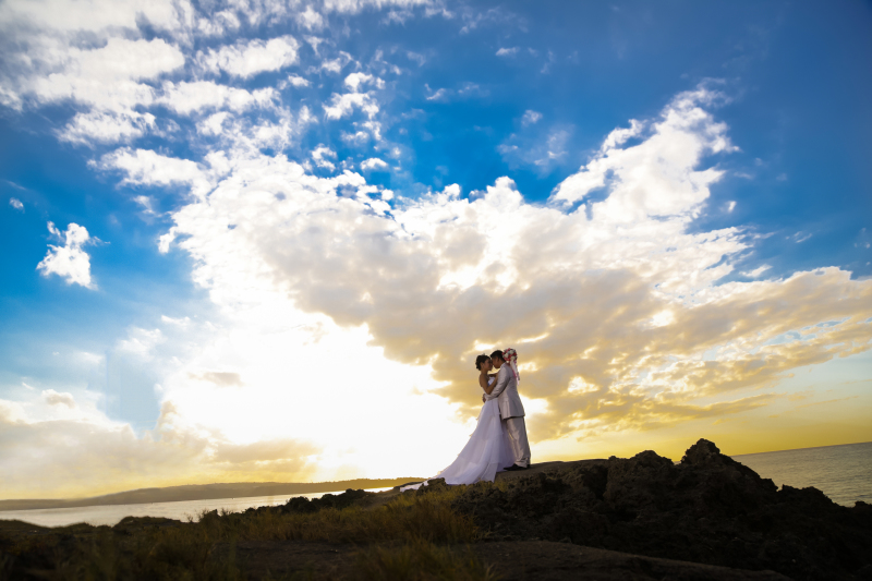 夕刻のドラマティック撮影