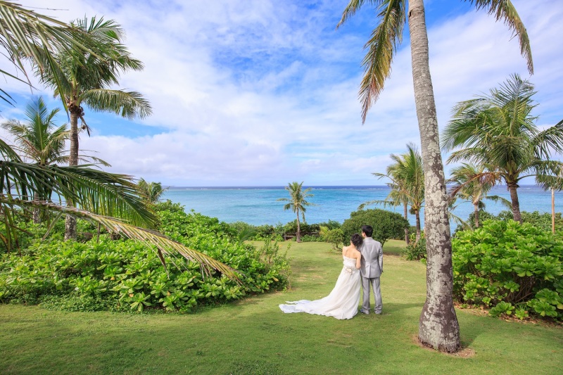 海を見渡すガーデン