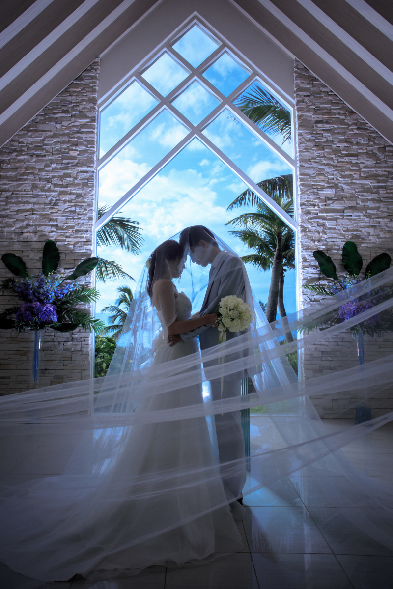 チャペルで神秘的に