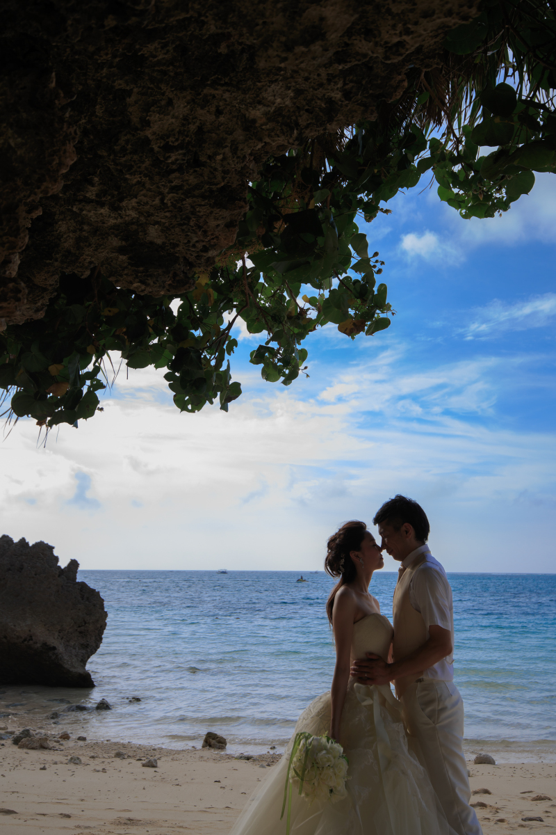 ビーチそばのスポットで