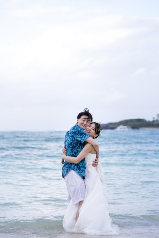 全力でウォーターショット！