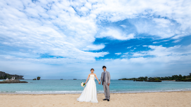 リゾート挙式用のドレスだワンッ