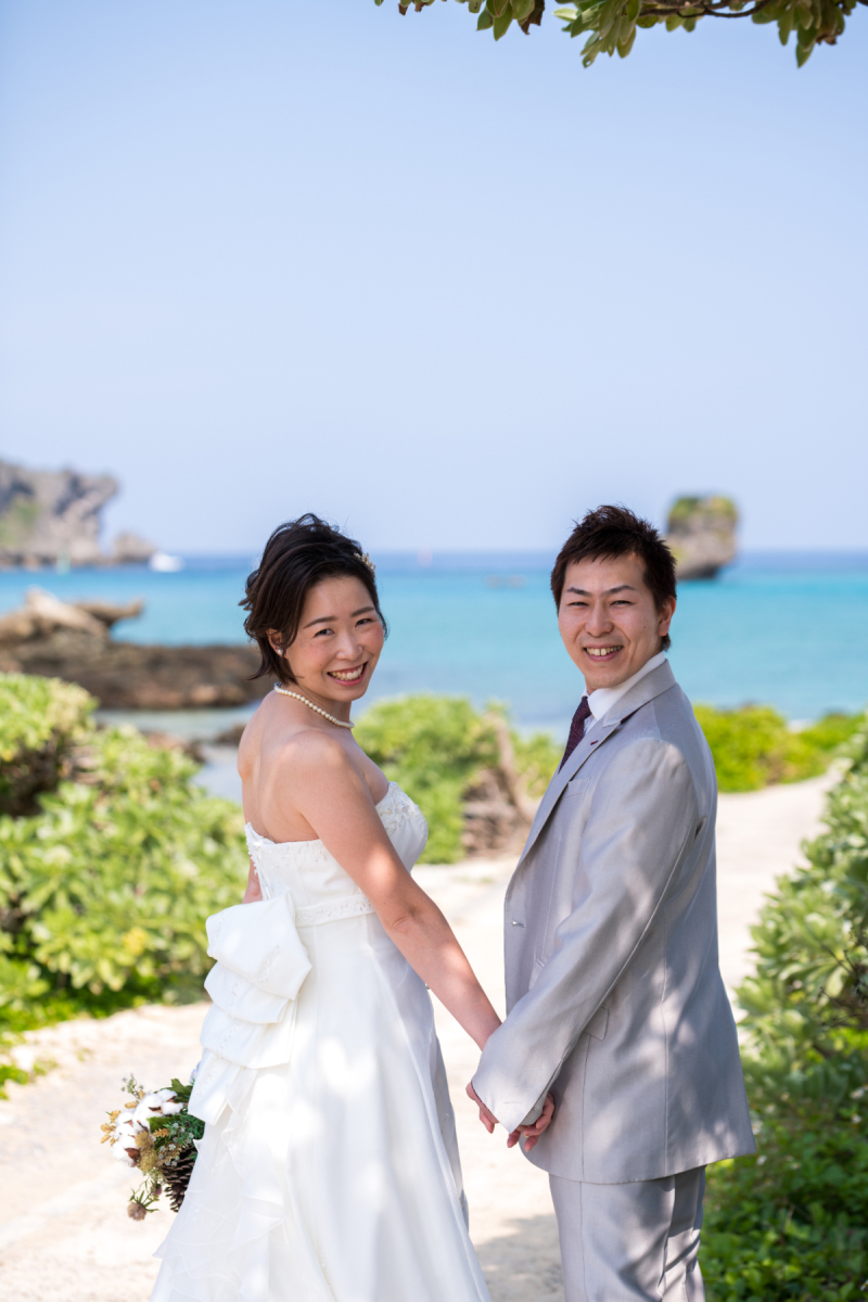 海と緑が素敵だワンッ