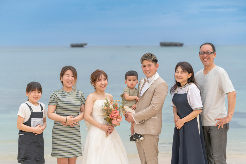 サプライズのファミリーフォト