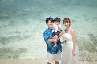 お子様もウォーターショット！