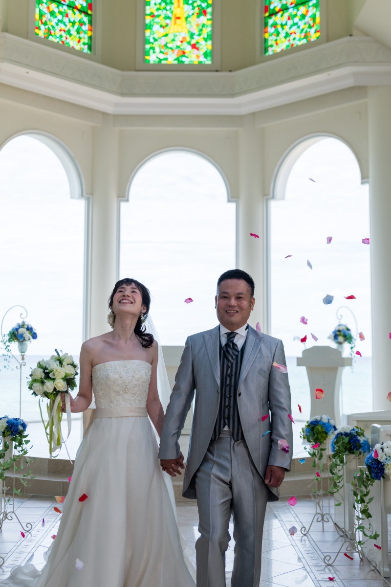 幸せそうな笑顔