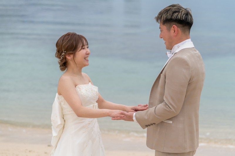 幸せそうな表情