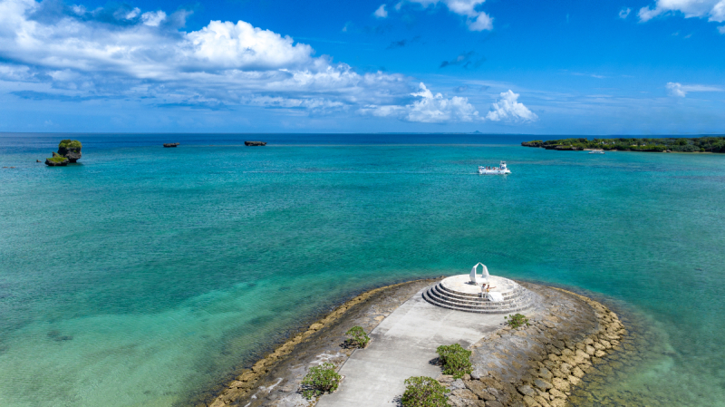 美ら海を満喫できるワンッ