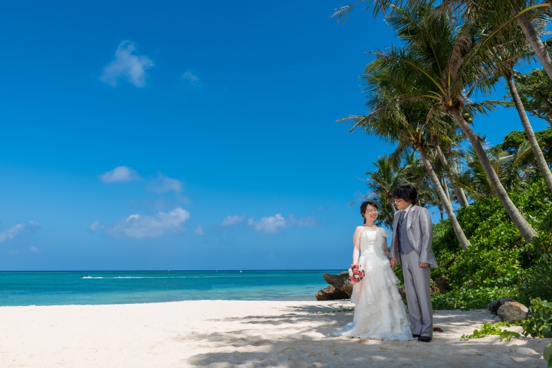 真っ白なビーチ