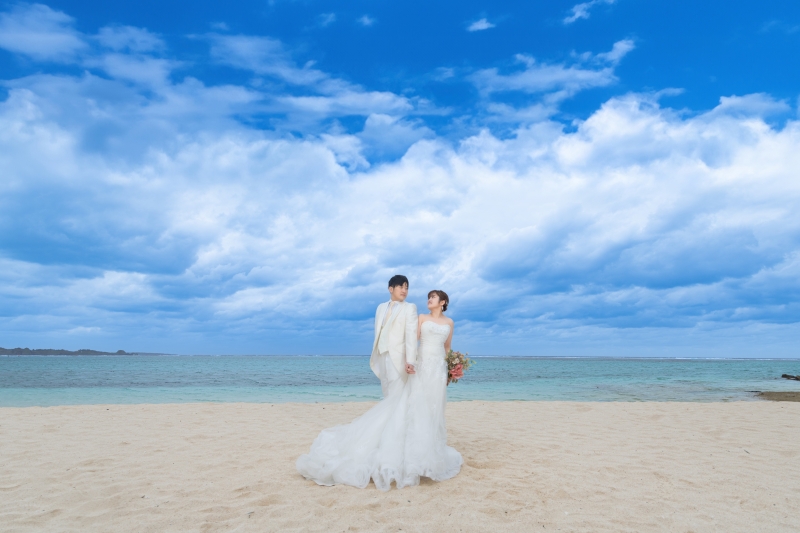 冬のビーチフォト