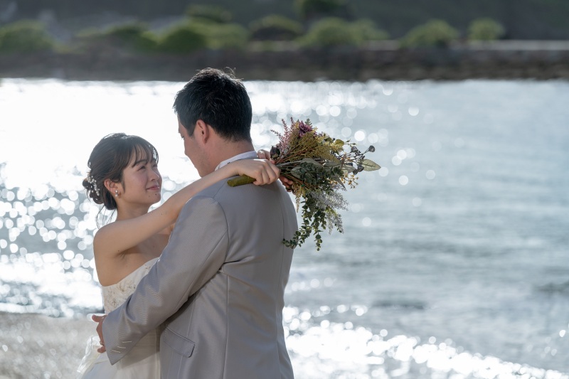 水面のキラキラ