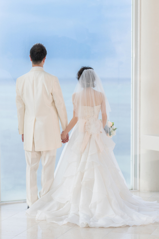 【広報撮影レポート】リザンのチャペルは海が広がるワンッ