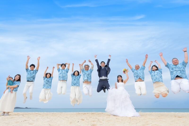 両家のご家族も参加