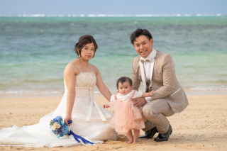 【コーディネーター撮影レポート】チャペル＆ビーチでお子様も一緒に