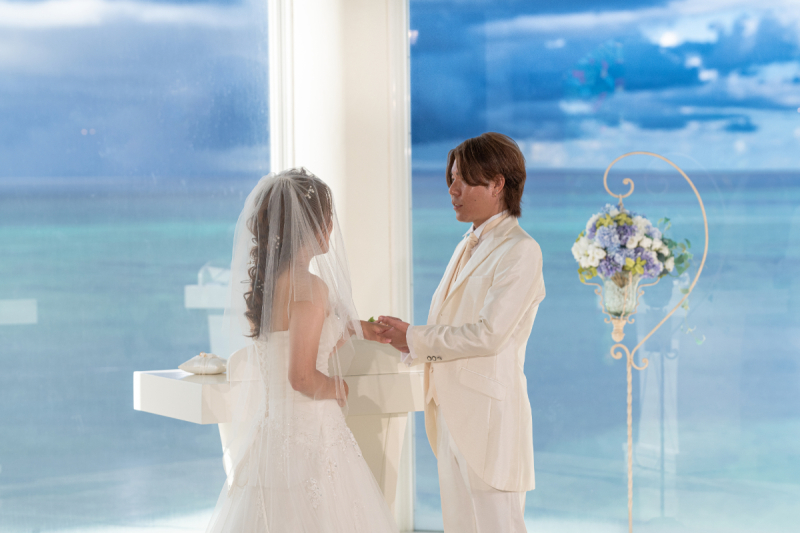 「まるで結婚式のような撮影」