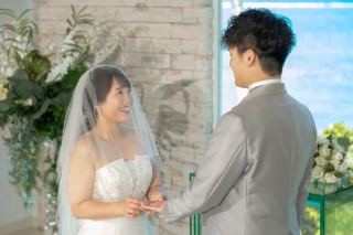 【チャペル＆ビーチ】結婚記念にふたりでセレモニーフォト